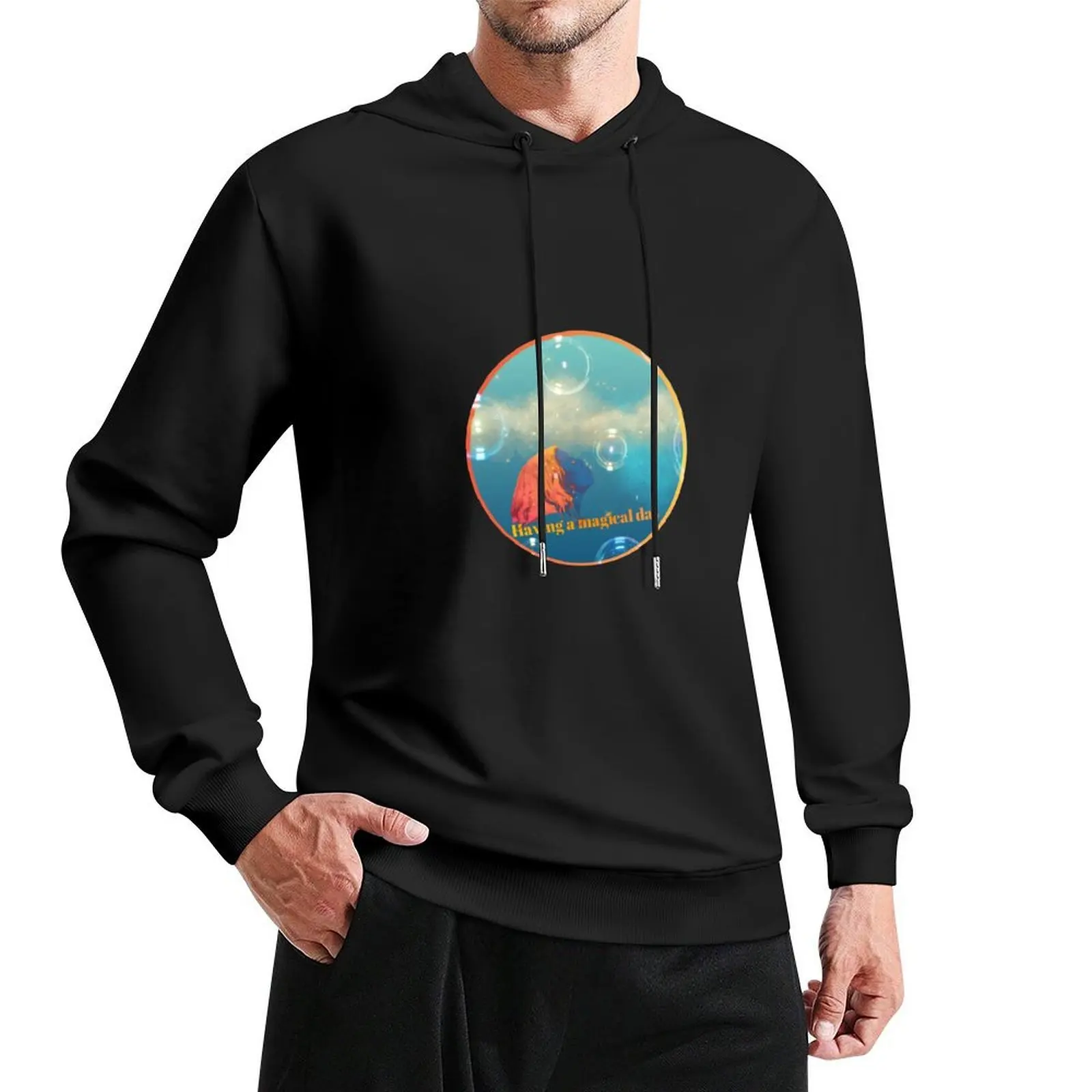 Having a magical time Hoodie autumn men's winter sweater clothes for men anime clothes new in hoodies & sweat-shirt