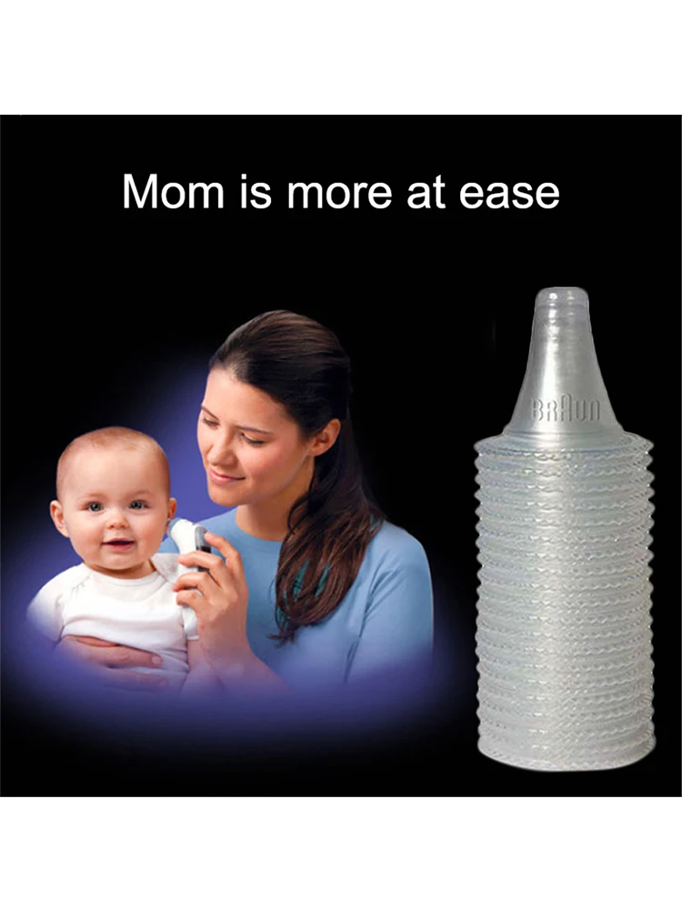 A box of 20PCS ear thermometer probe covers with Braun Thermoscan disposable caps to prevent bacterial transmission