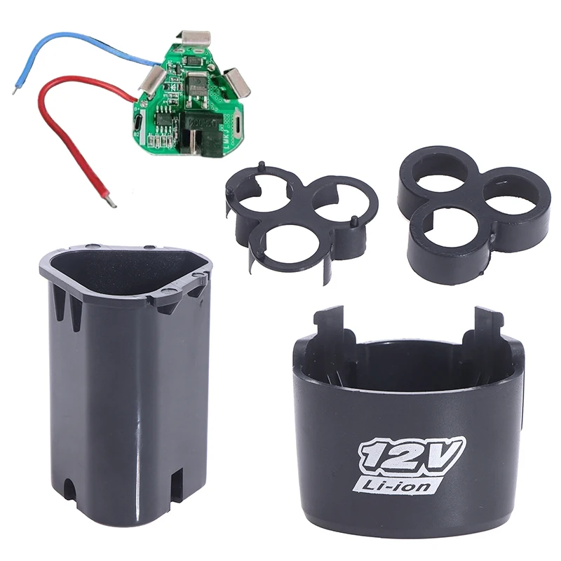 3S 12V DC BMS 18650 Lithium Box Circuit Pack Shell Case Bracket Hand Drill Power Li-ion Battery Protection Board Electric Tool