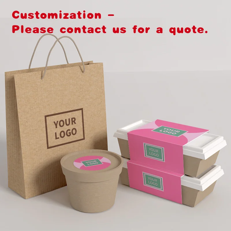 custom.LOKYO 500ml 900ml Disposable Fast Food Take Away Packaging Custom Take Out Container Food Box