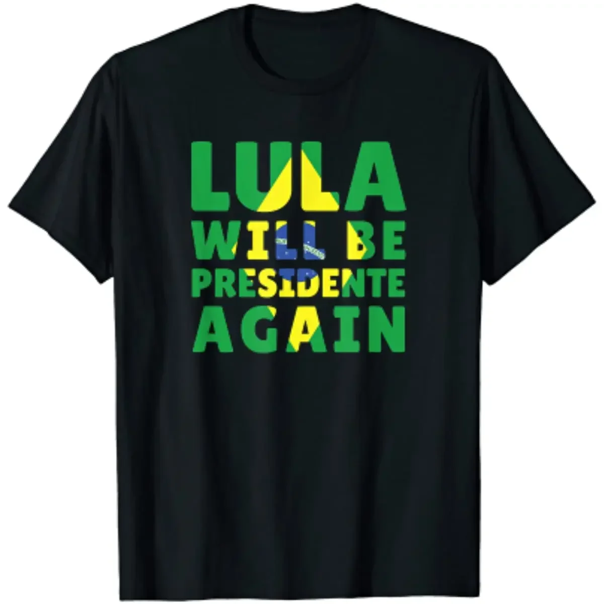 Lula Presidente Brazil Flag 2022 Men's T-Shirt