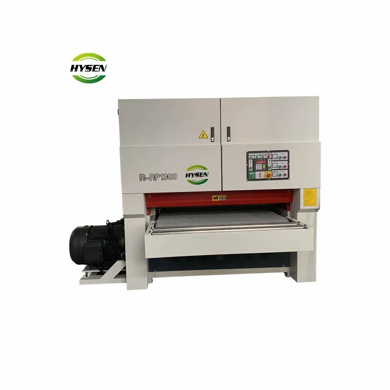 HYSEN R-RP1300 Wood Sander Sanding Machine 1300mm Working Width Belt Sanding Machine for Wood