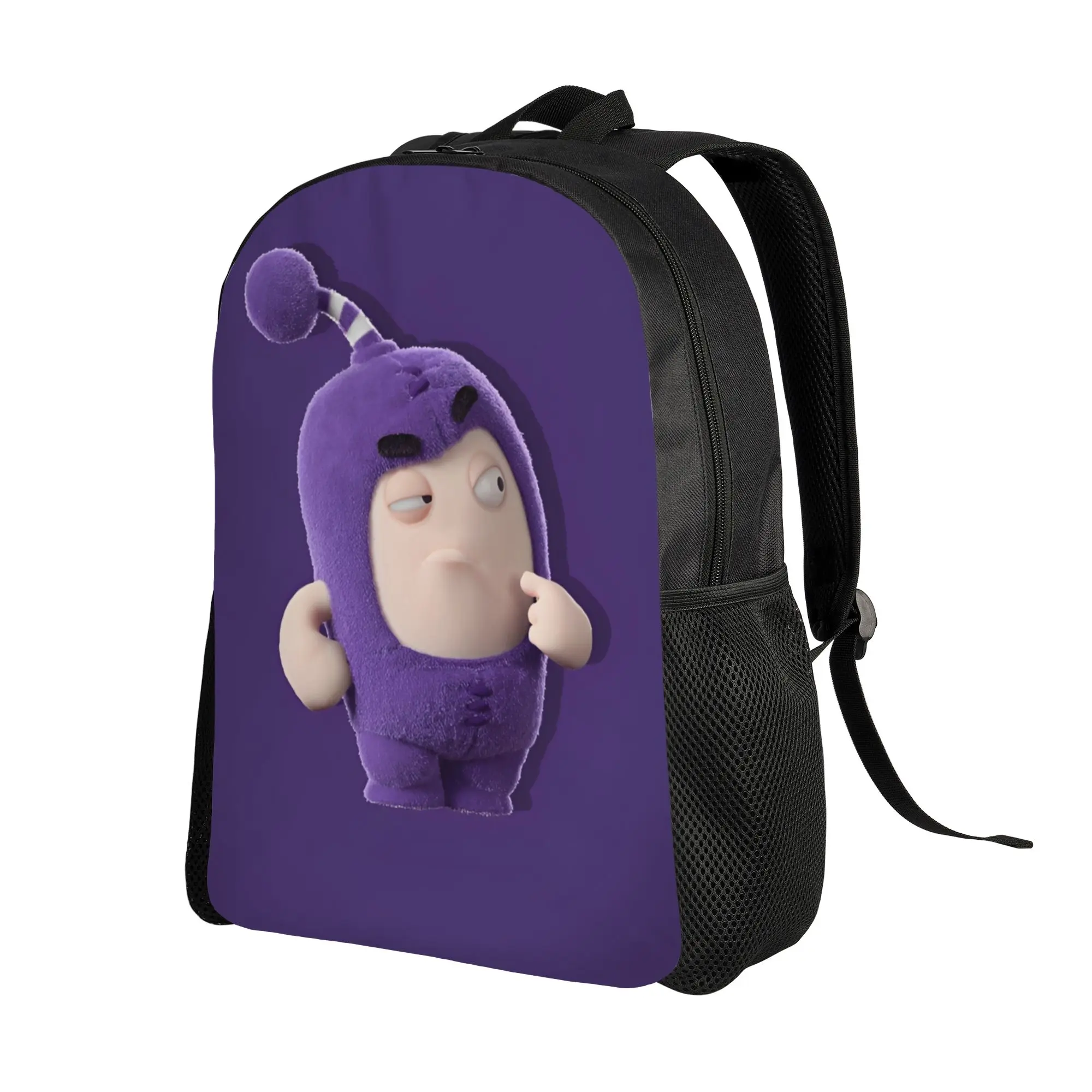 Oddbodes Cartoon  Backpack Teen  Breathable Backpacks Polyester Novelty High School Bags Trekking Custom Rucksack
