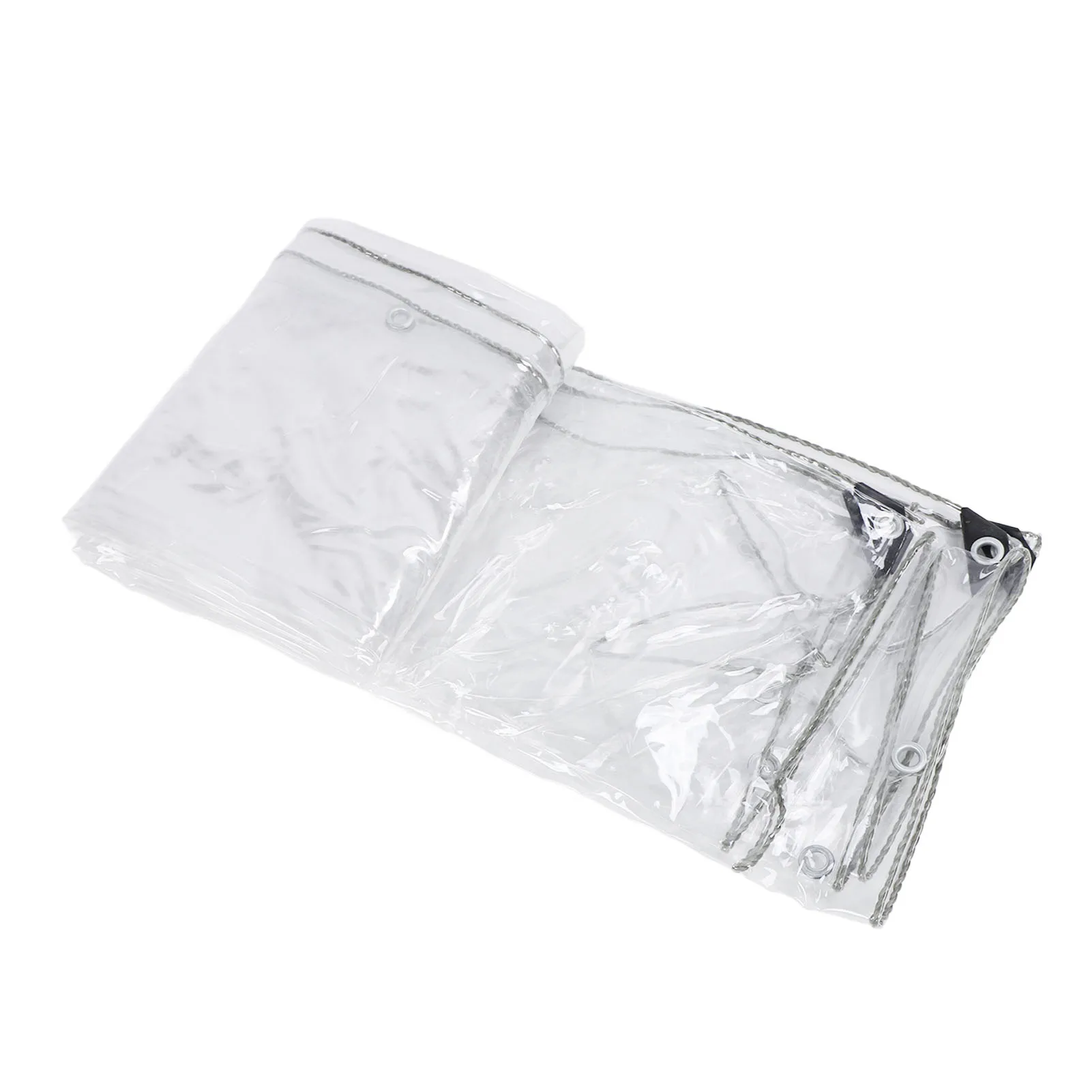 PVC Tarp Cover PVC Tarp Transparent Tarpaulin 3x5m Garden Rainproof Clear Plant Cover Cloth for Outdoor Plant Cover Transparent