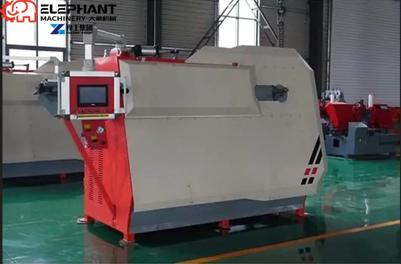Numerical CNC Reinforcing Bars Bending Hoop Cnc Steel Bar Bender Machine Automatic Stirrup Wire Rebar Bending Machine
