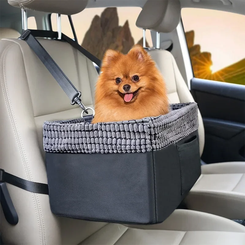 Pet Supplies Portable Dog Car Bag Hanging Basket Safety Seat Pet Viewing Bag Stable Foldable Cover Folding Hammock Dog Carrying