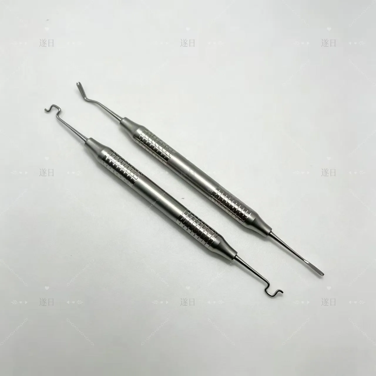 Dental Ligature Tie Placer / Archwire Pusher – Double-Ended Orthodontic Ligature Instrument (Stainless Steel)
