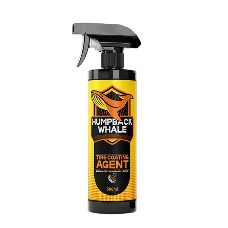 

Car Tire Coating Tire Dressing Restoration 500ml Tire Coating Spray Versatile Car Detailing Agent Protective Wheels Shine For