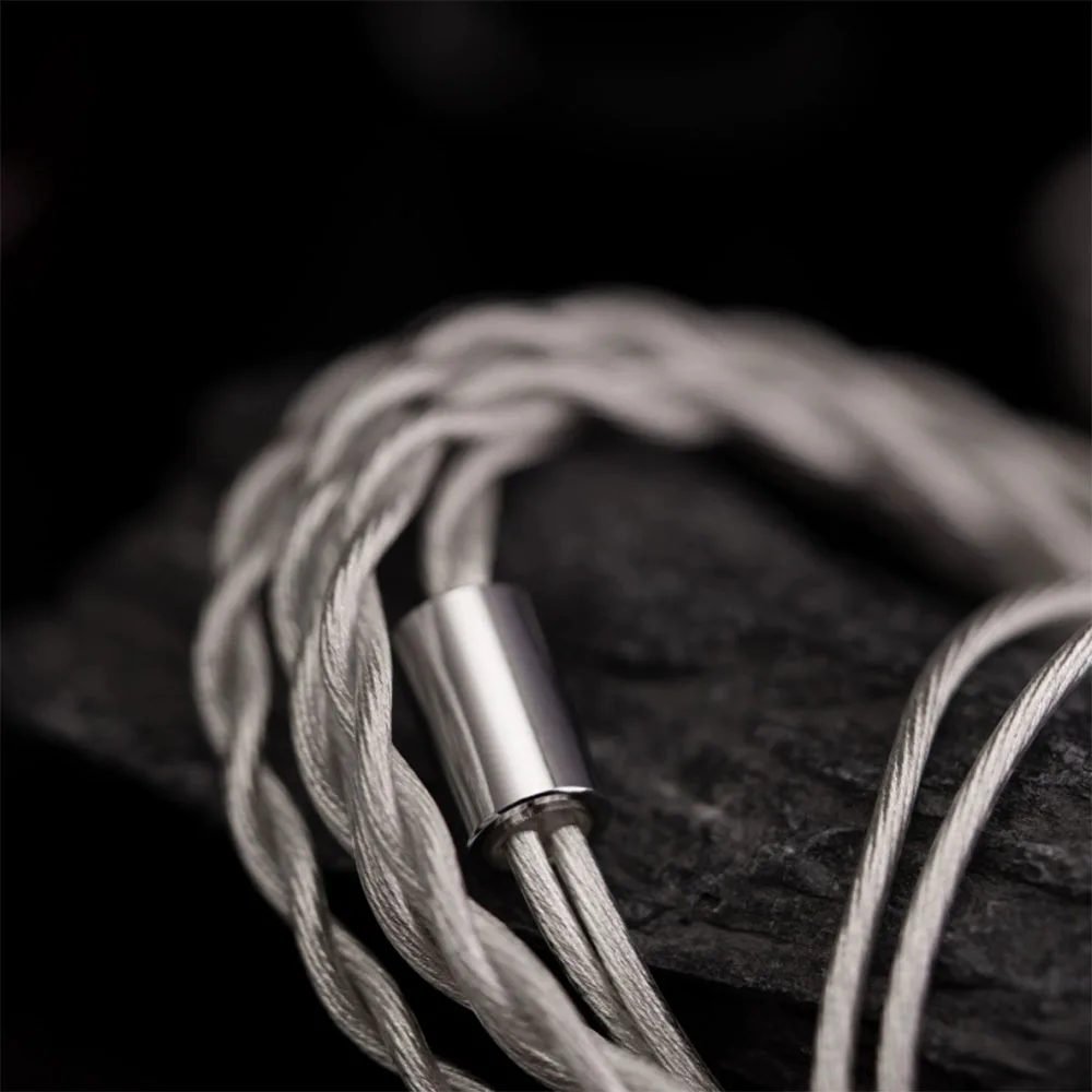 SIMGOT Xingge Headphone Cable LC5 0.78 Dual Needle Interchangeable Upgrade Cable 4.4mm/3.5mm High Purity 6N Single Crystal