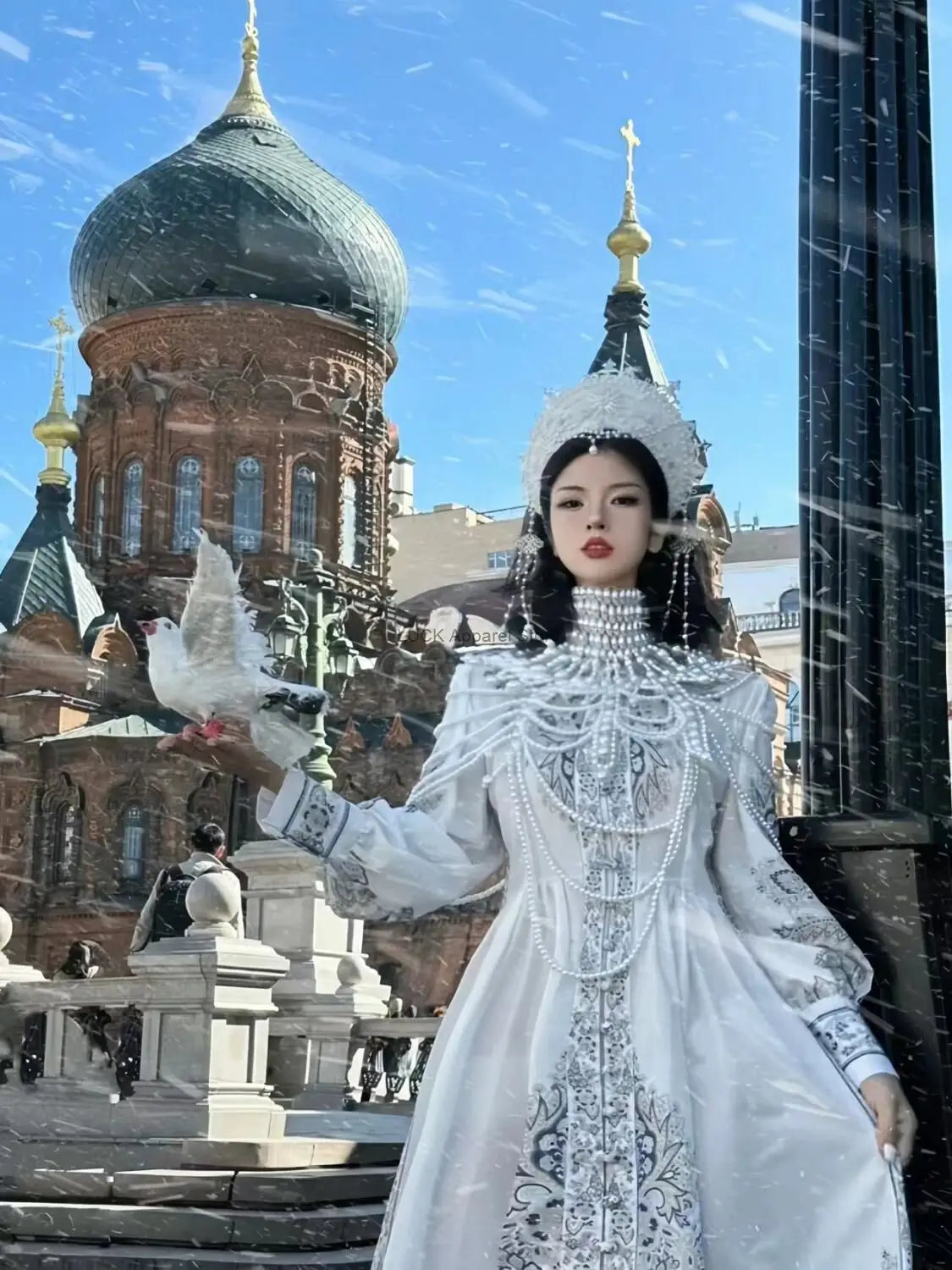 2023 Harbin Russian Style Travel Photography Clothing Russian Princess Dress European Style Clothing Travel Photography Clothing