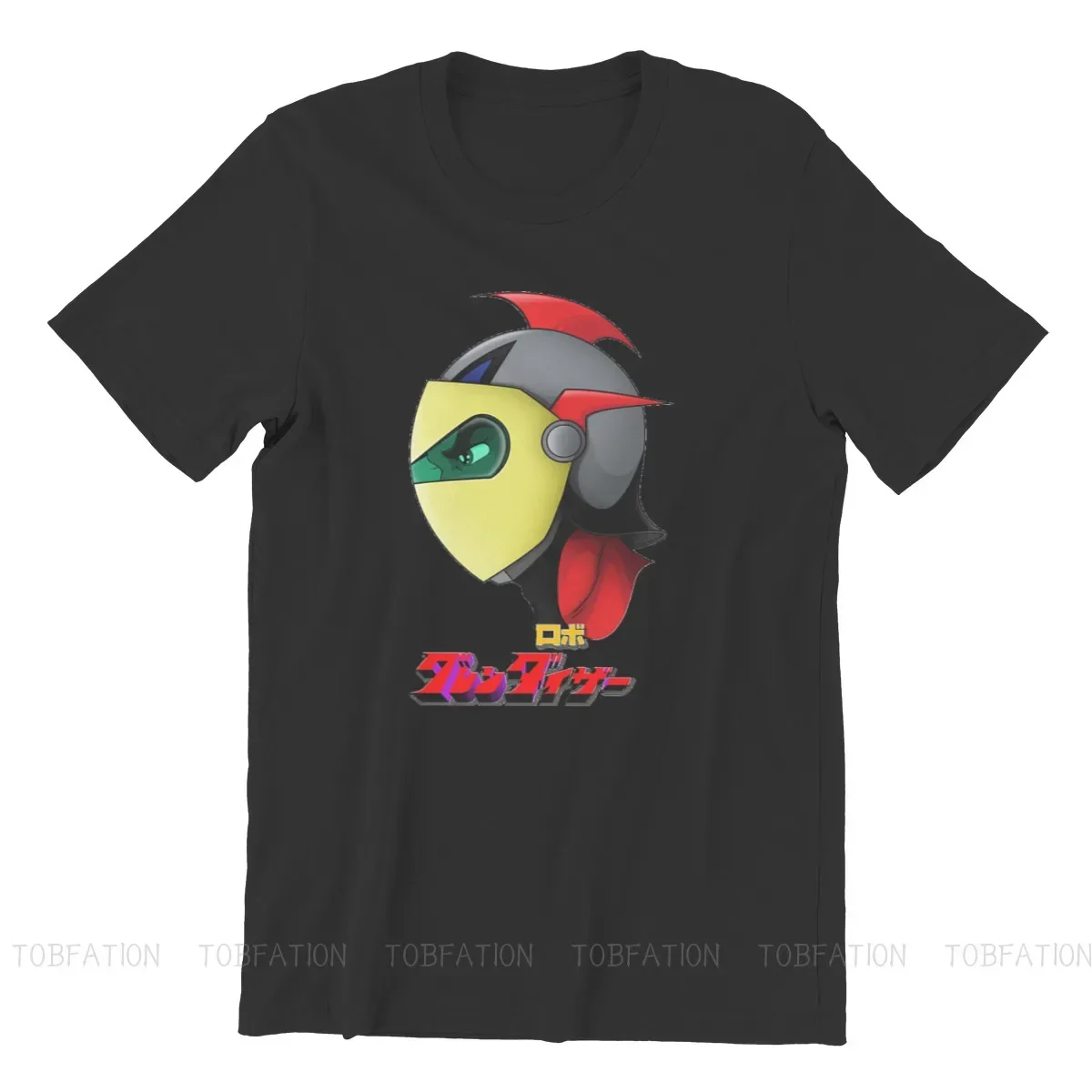 UFO Robot Goldrake Grendizer Anime Cool Classic T Shirt Harajuku Homme High Quality Tshirt Loose O-Neck  Men Clothing