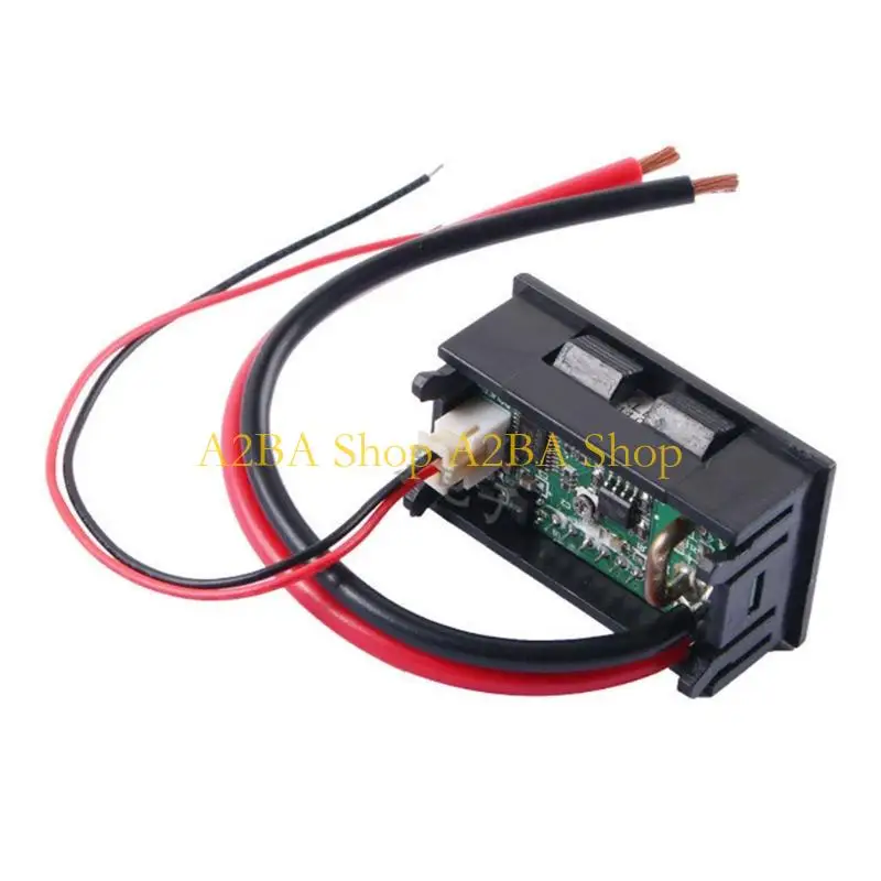 A2BA Panel Ammeter for Direct Current Viewing with 0.56 in LED Display for Circuit Checking, Lab Work, and Power