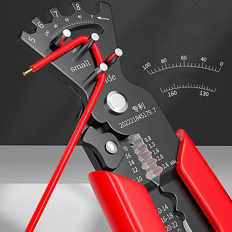Multifunctional Special Wire Stripping Pliers for Electrician Cutting Wire Stripping Skin Pressing Wire Winding Scissors