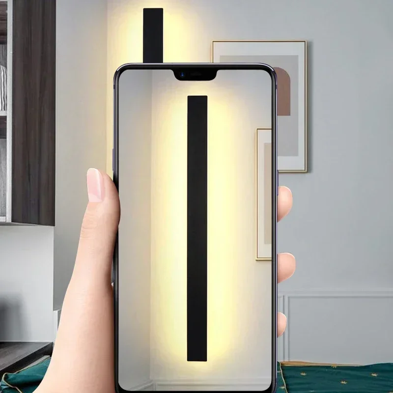 

Modern LED Line Wall Light 40CM 15W AC220V for Bedside Living Room Corridor Stair Porch Long Strip Sconce Lamp Home Decor