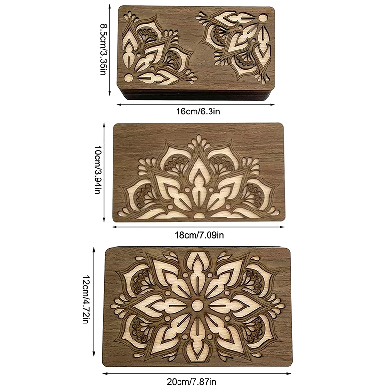 Bead Boards For Jewelry Making Wooden Sorting Tray Bead Storage Organize With Lid Magnet Needle Holder For Arts & Crafts Storage