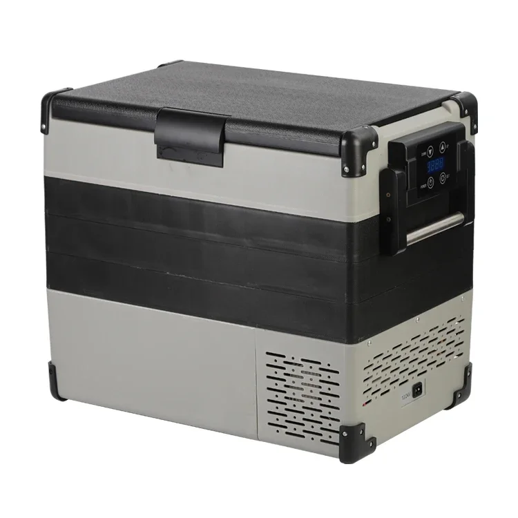 Chinese sale  24v Portable Refrigerator 52 Liters Dual Zone Portable Car Fridge Freezer Cooler 12v Refrigerator