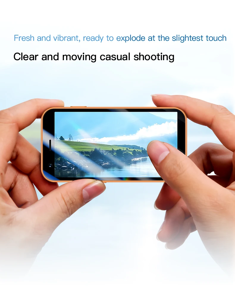 Smartphone Mini 3G ONEMYTH A17, Telefone Android Mini, Play Store, 2GB + 16GB, WhatsApp, GPS, WiFi, Dual SIM, 3.0 polegadas, Telefone Pequeno