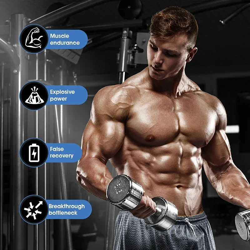 كرياتين مونوهيدرات - يدعم وظيفة العضلات والطاقة والمعرفية، ويزيد من كتلة العضلات الدهنية - مكملات خالية من الغلوتين