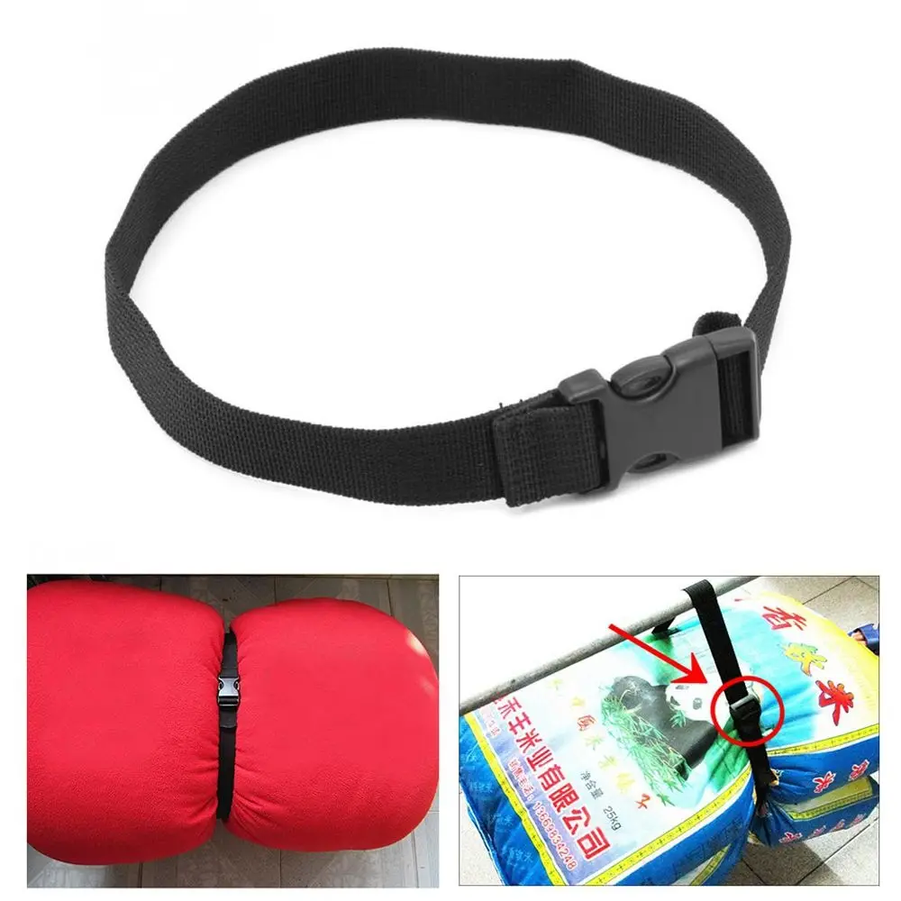 Durable Outdoor Camping Tool Sleeping Bag Tighten Nylon Cargo Tie Belt Strap Down Luggage Holder Travel Tied Kits