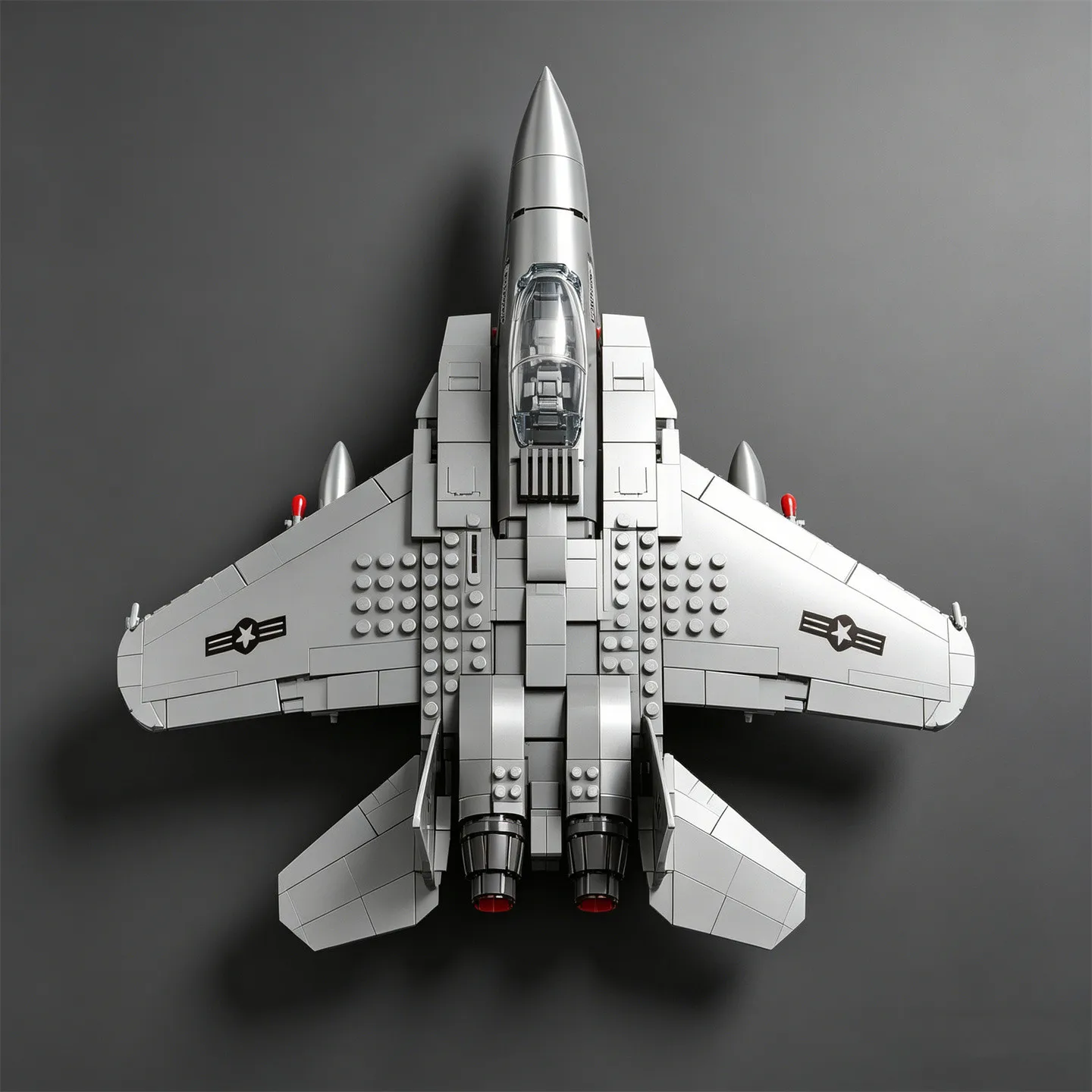 U.S. Air Force F-15 Fighter Assembly Kit: “Eagle” Combat Model—Educational Toy (Military Series)
