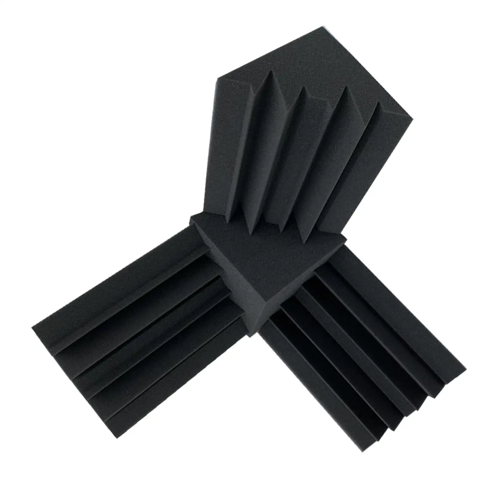 4Pcs Sound Absorbing Foam Soundproofing Easy to Install Corner Studio Acoustic Bass Foam Acoustic Foam Panels for studio