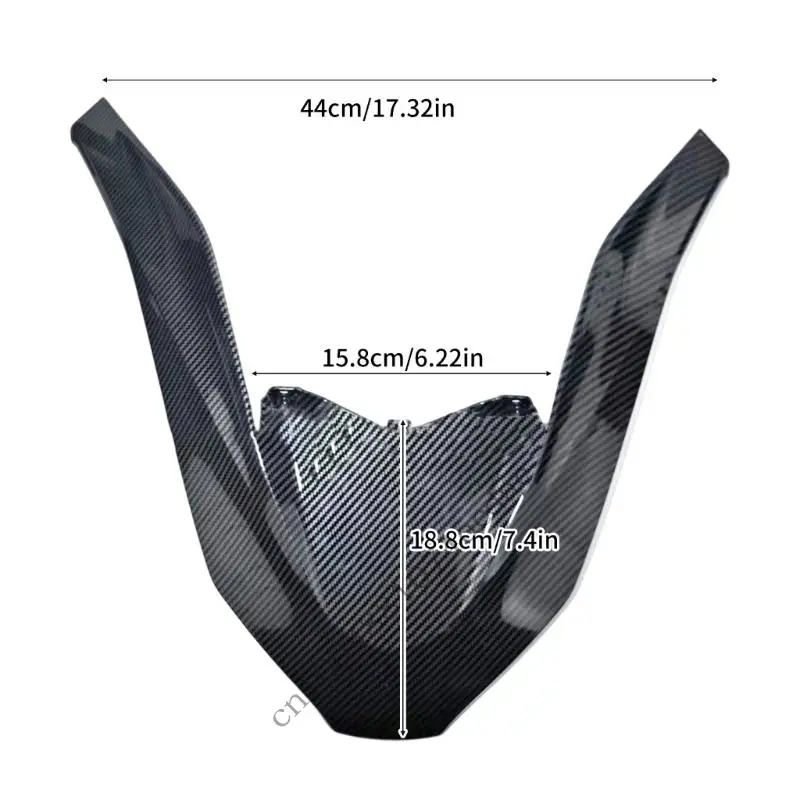0xxc Motorcycle Side Faiting for PCX160 2021-2022 Frente Fairing Extension Guard Trepa textura fibra carbono Tampa