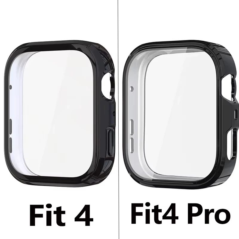 Миланский ремешок-петля для Huawei Watch Fit 4 Pro, металлический ремешок с полной защитной пленкой для экрана, мягкий чехол из ТПУ для Huawei Fit4 Fit3