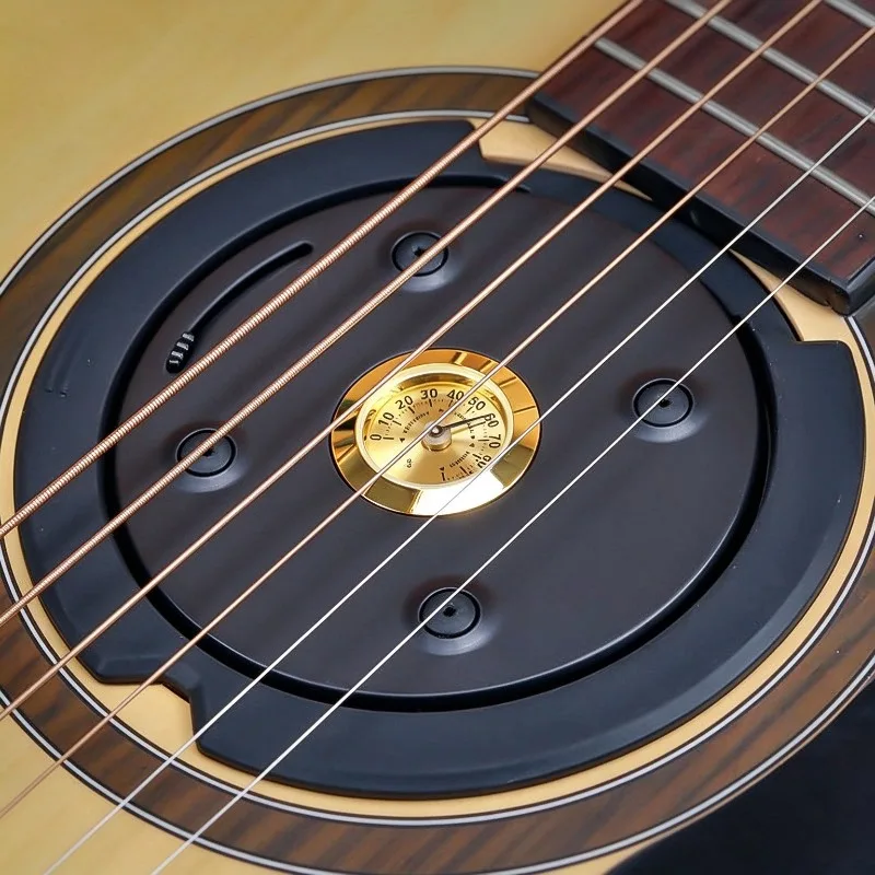 Folk Guitar Humidifier Sound Hole Cover Guitar Mute Hygrometer Anti Whistling Feedback Cover Guitars Maintenance Accessories