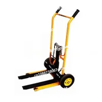 200Kg Load-Bearing Forklift Portable Manual Handling Stacker Light and Small Household Lift Truck Folding Flat Tiger Cart