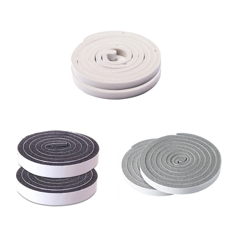 Soft Self-Adhesive Sponge Insulation Tape Door Window Sealing Strip Weather Stripping Soundproof Windproof Drop Shipping