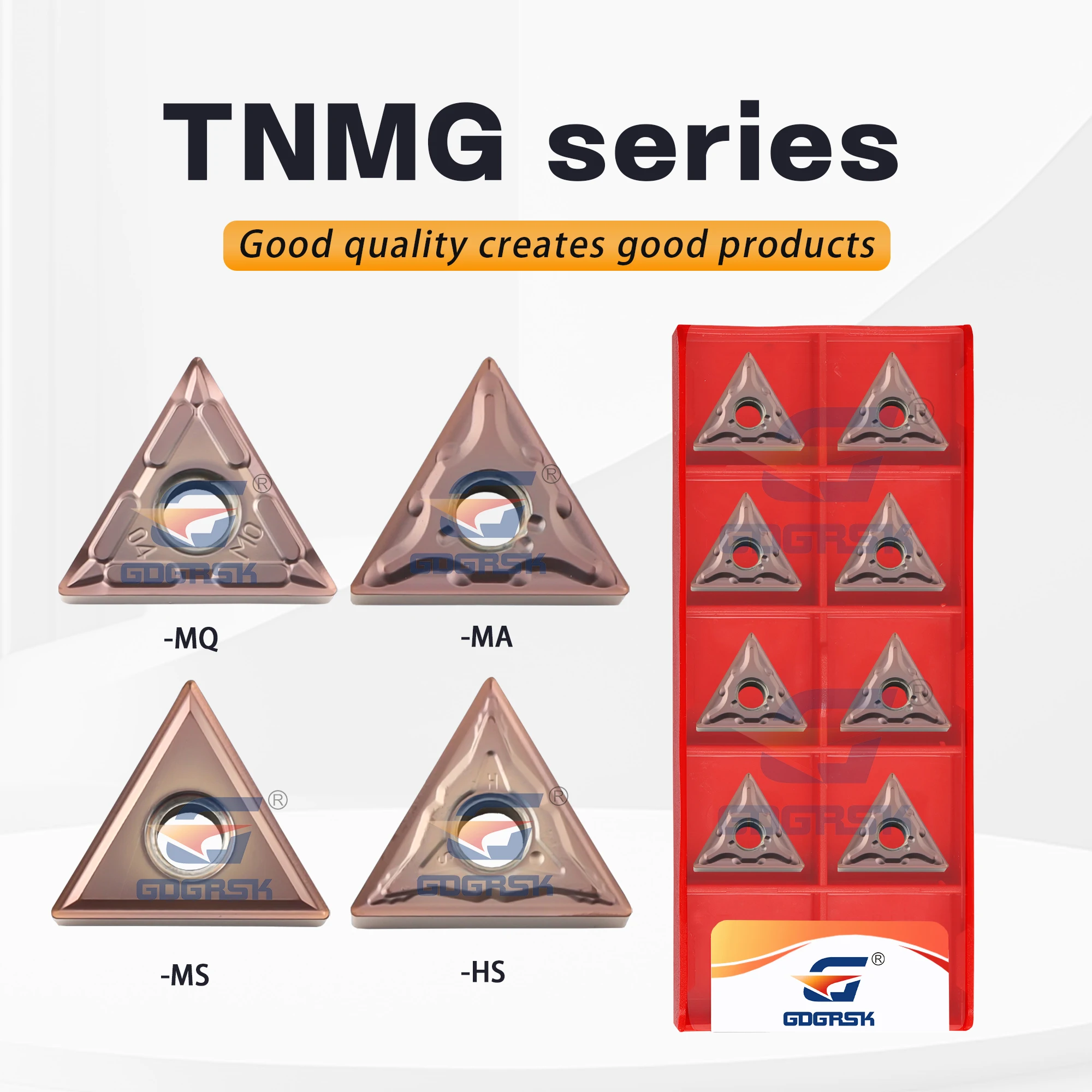 

10PCS TNMG160404/160408/160412-R-S/L-S/HA/JMS/MS/HS/MM/MFMQ/MA LF6118 CNC Lathe Turning Blade Serie For Processing Stainles Stee