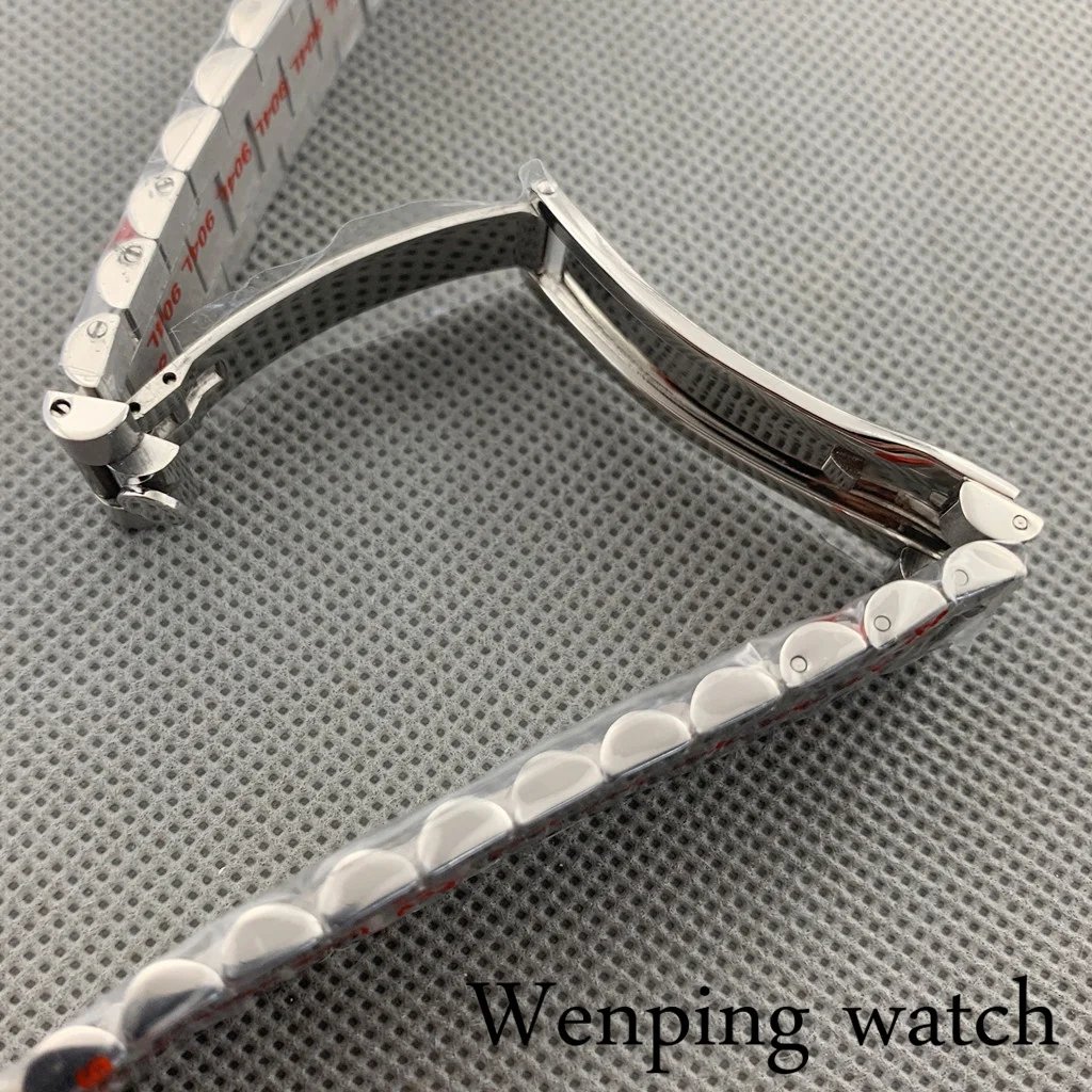 Brand New Original 20mm President Bracelet 904L Stainless Steel Band Folding Buckle Watch Strap Watch Assembly Accessories Parts