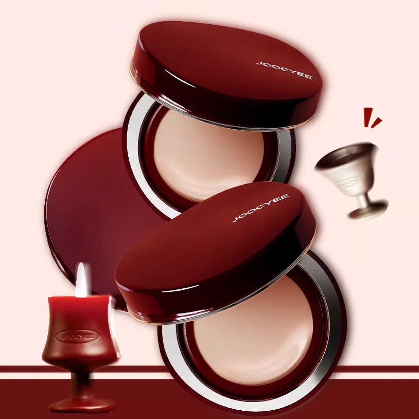 Base BB Cream Joocyee Cushion com Acabamento Perolado e Hidratante, Cobertura Leve, Corretor de Maquiagem para o Rosto