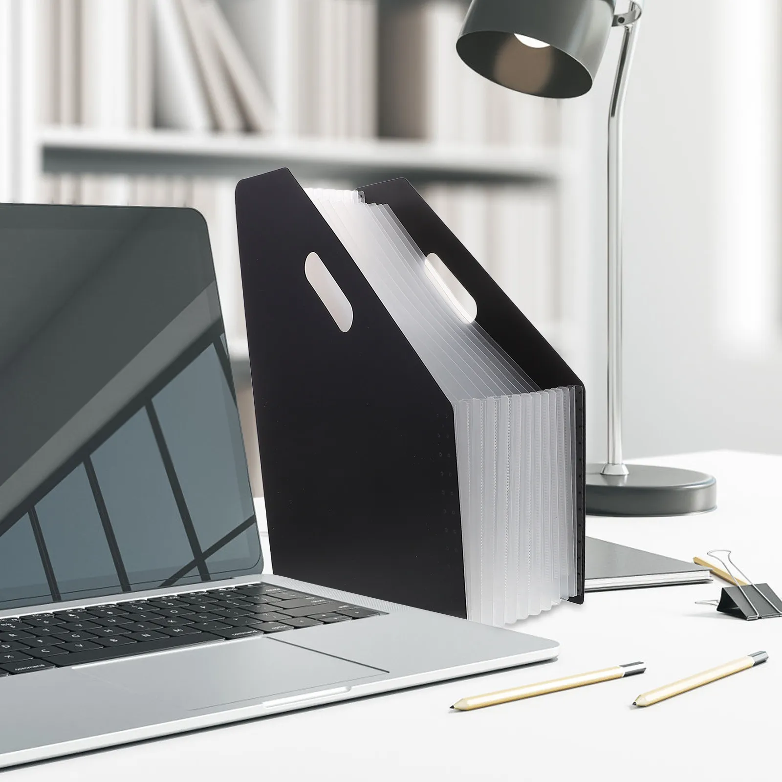 

Настольная пластиковая папка-аккордеон большой вместимости, расширяемый органайзер для документов, держатель для файлов, органайзер для квитанций