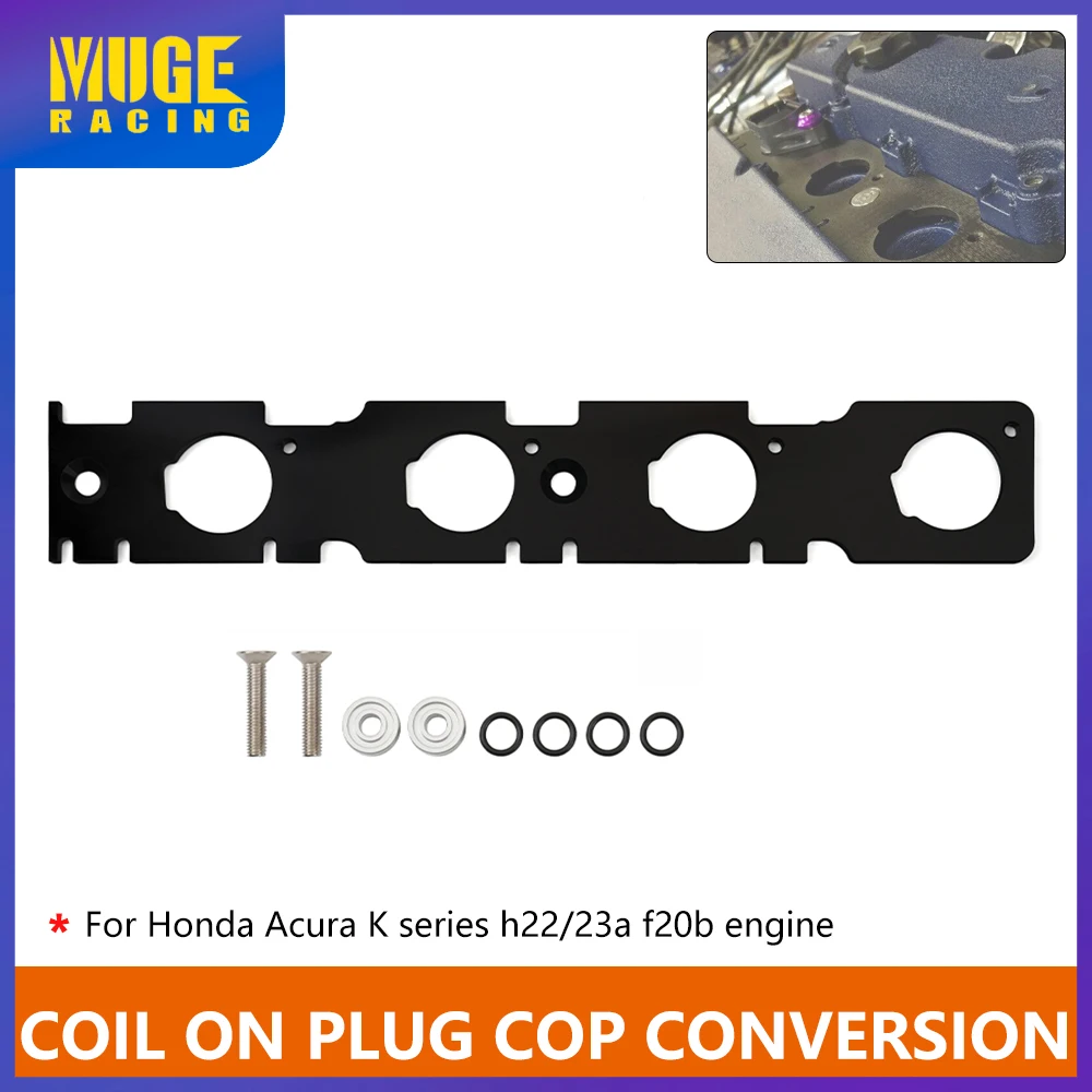 

New H Series Ignition Coil Brackets Coil On Plug Plate COP Conversion Kit For Honda K Series H22A H23A F20B EM1050