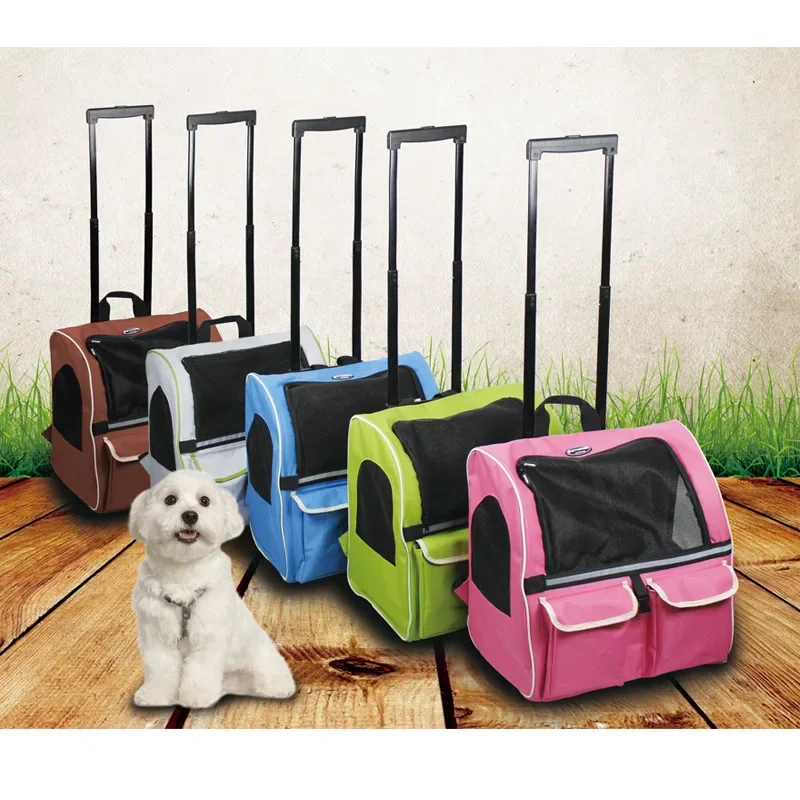 

Portable Folded Stroller for Pet Detachable Dog Carrier Travel Crate Outdoor Folding pet gear Strollers Cat Carrying Bag