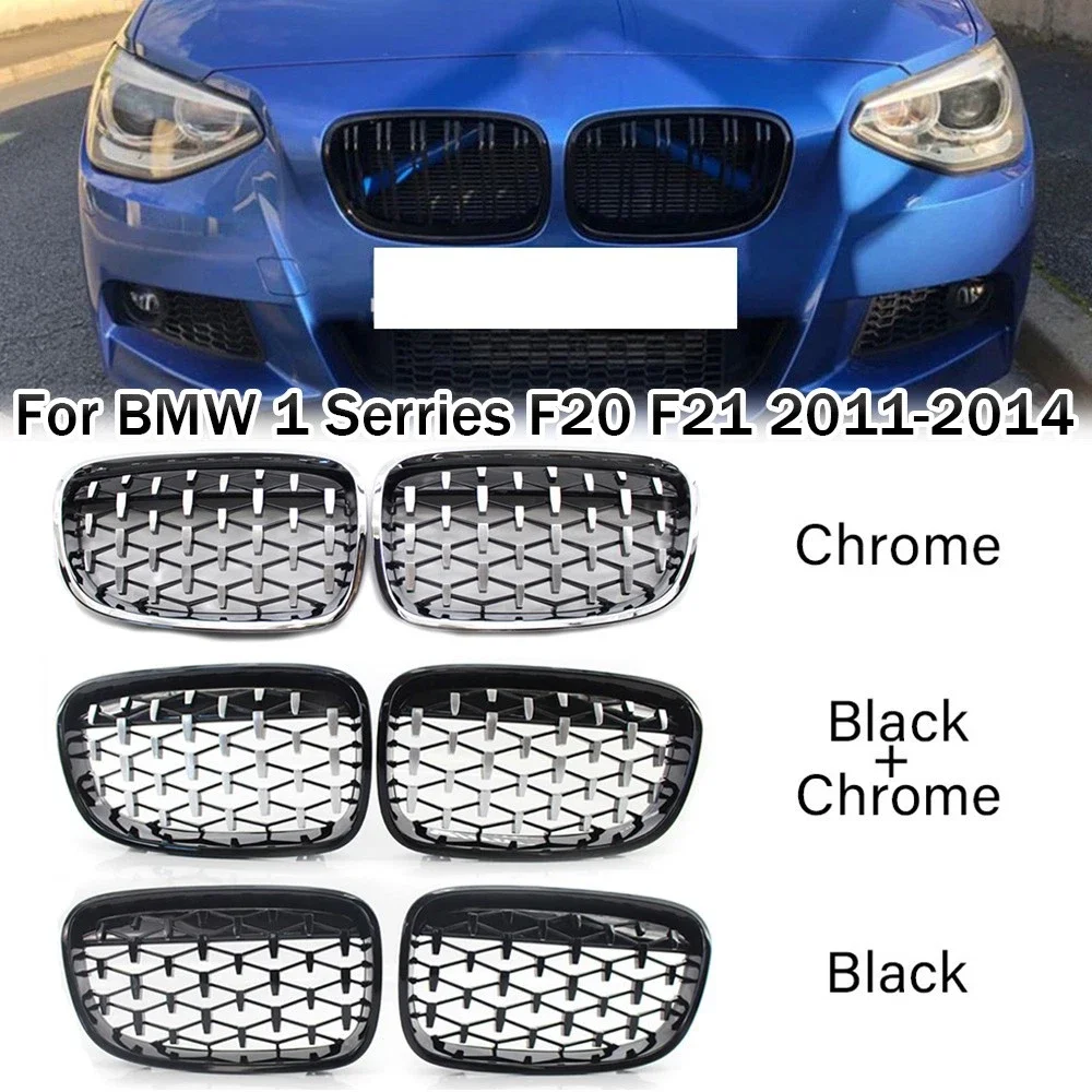 

Решетка радиатора (ноздри) для BMW 1 серии F20 F21 2011-2014, стиль Diamond, номера деталей 51137239022, 51137239021, 51137262119