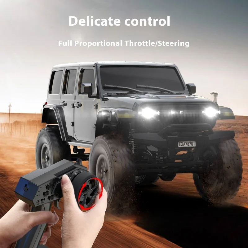 2.4 グラムフルプロポーショナルリモコン 1:24 プロフェッショナル四輪駆動強力な全地形オフロードクライミング車両モデル