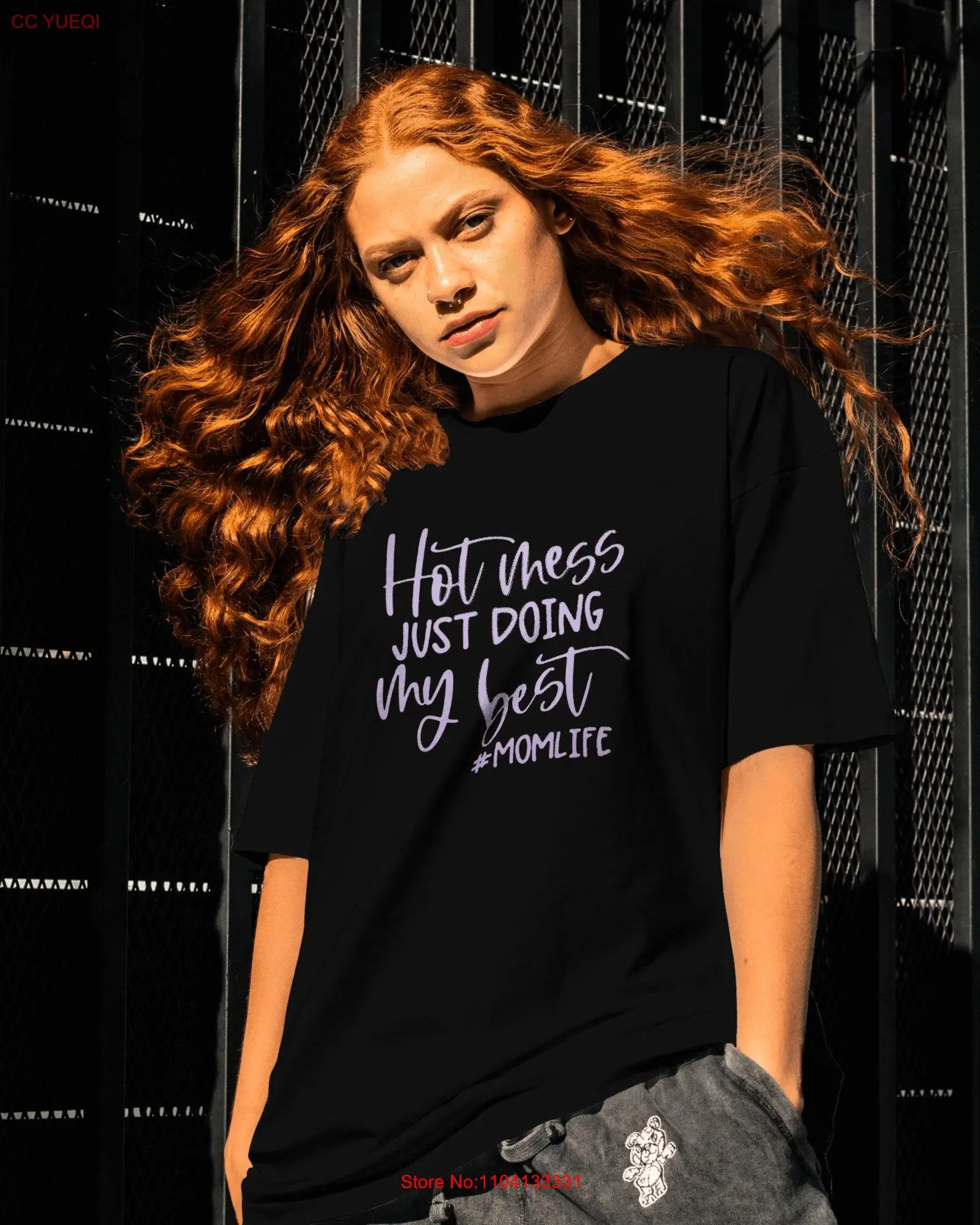 

Hot Mess Just Doing My Best T Shirt Super Moms Special Clothes Funny MomLife Inspired Apparel Trendy And Cute Humorous Mama