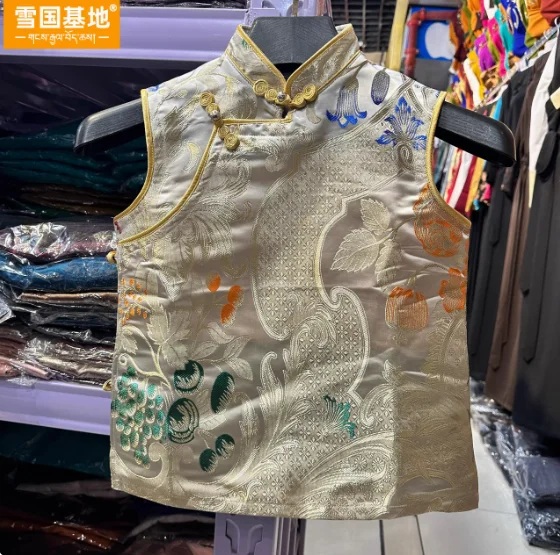 Chaleco tibetano chino Xizang masculino y femenino