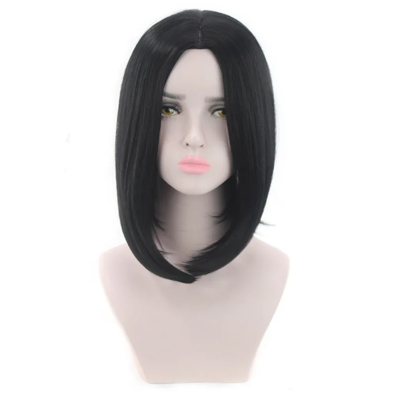 Cross Border European And American Party Wig Gradient Short Straight Wave Bobo Dyed Women's Cosplay Realistic C022