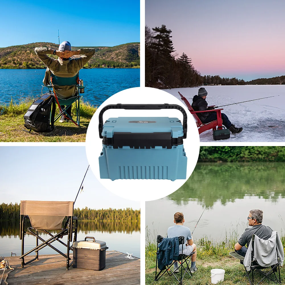 Große Angelgerät Box Angeln Werkzeuge Box Köder Box Multi-Funktion Kunststoff Köder Fall Ständer Stange Halter Karpfen Angeln Zubehör