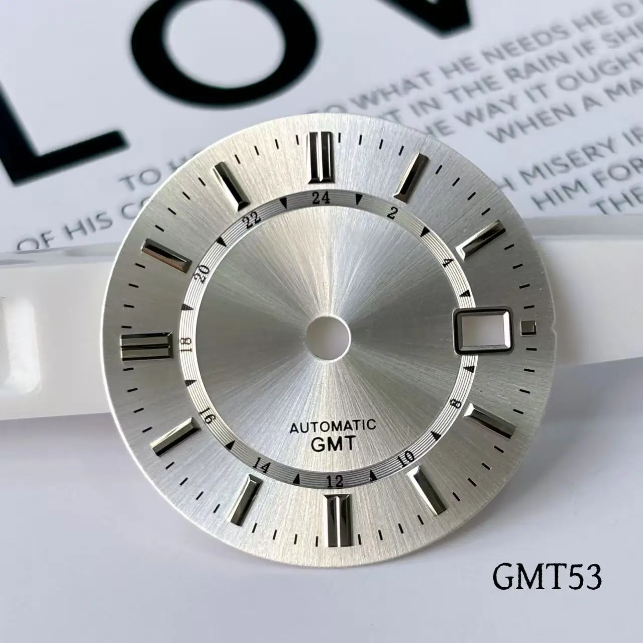 Hot selling 31mm dial Grand suitable for NH34 movement new modification GMT four pin NH34 dial clock tool Gs logo mobile accesso