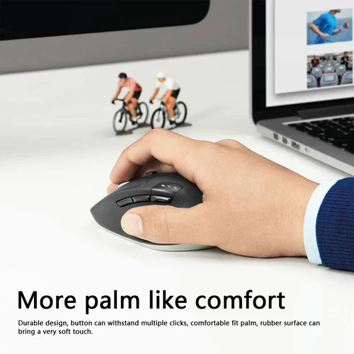 Imagen 2 del producto Logitech-ratón inalámbrico multidispositivo para triatlón M720, receptor unificador USB con Bluetooth, 1000 DPI, 8 botones para ordenador portátil, PC, Mac, iPadOS