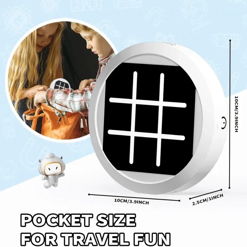 Console de jogos eletrônicos portátil 4 em 1, brinquedos para crianças, treinamento cerebral e crescimento de memória, presentes sensoriais