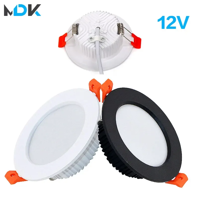 LED Downlight 12V DC 3W-12W Spot Light 24V Waterproof Ceiling Lamp