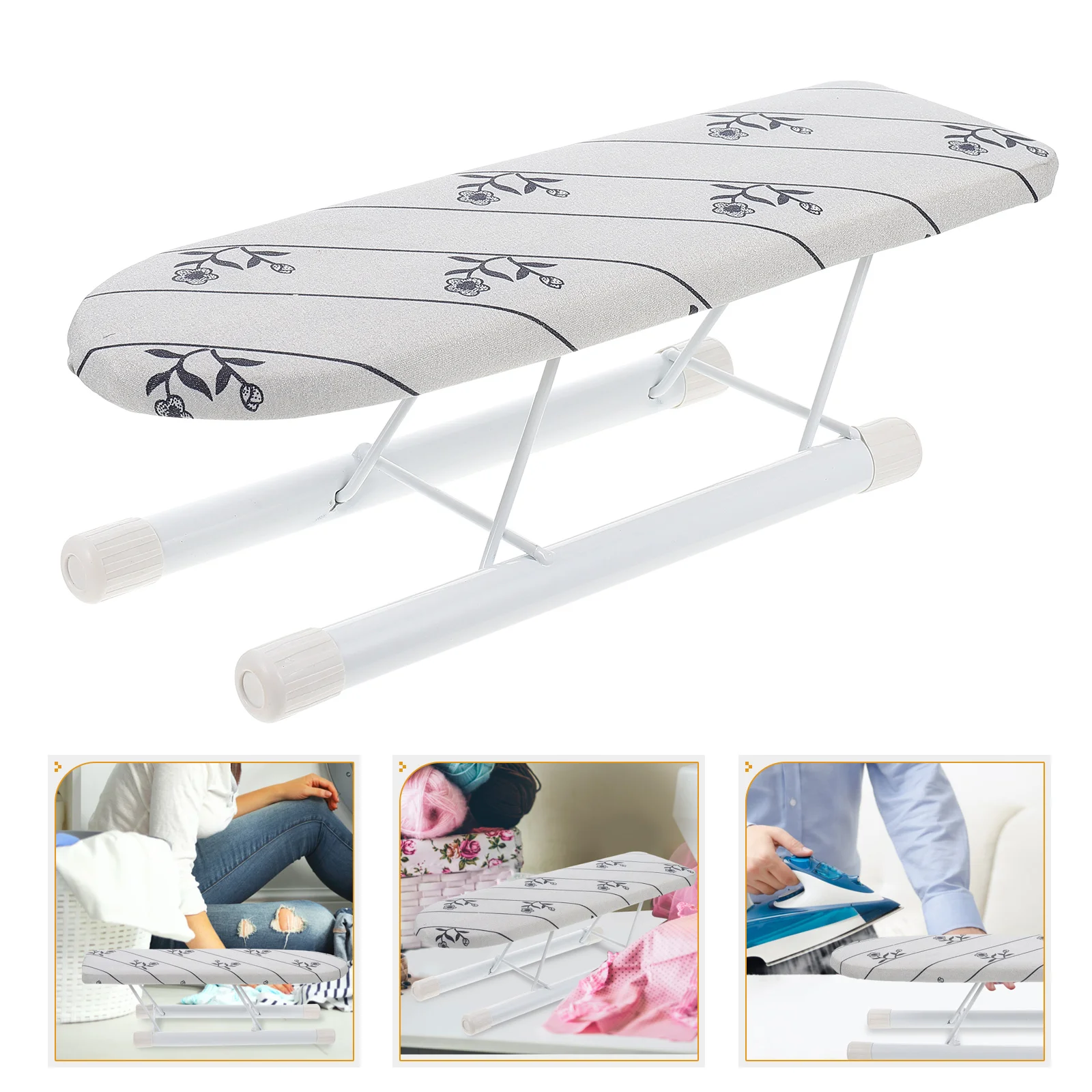 Ironing Board Travel Mini Small Clothes Rack Folding Tabletop Foldable Household