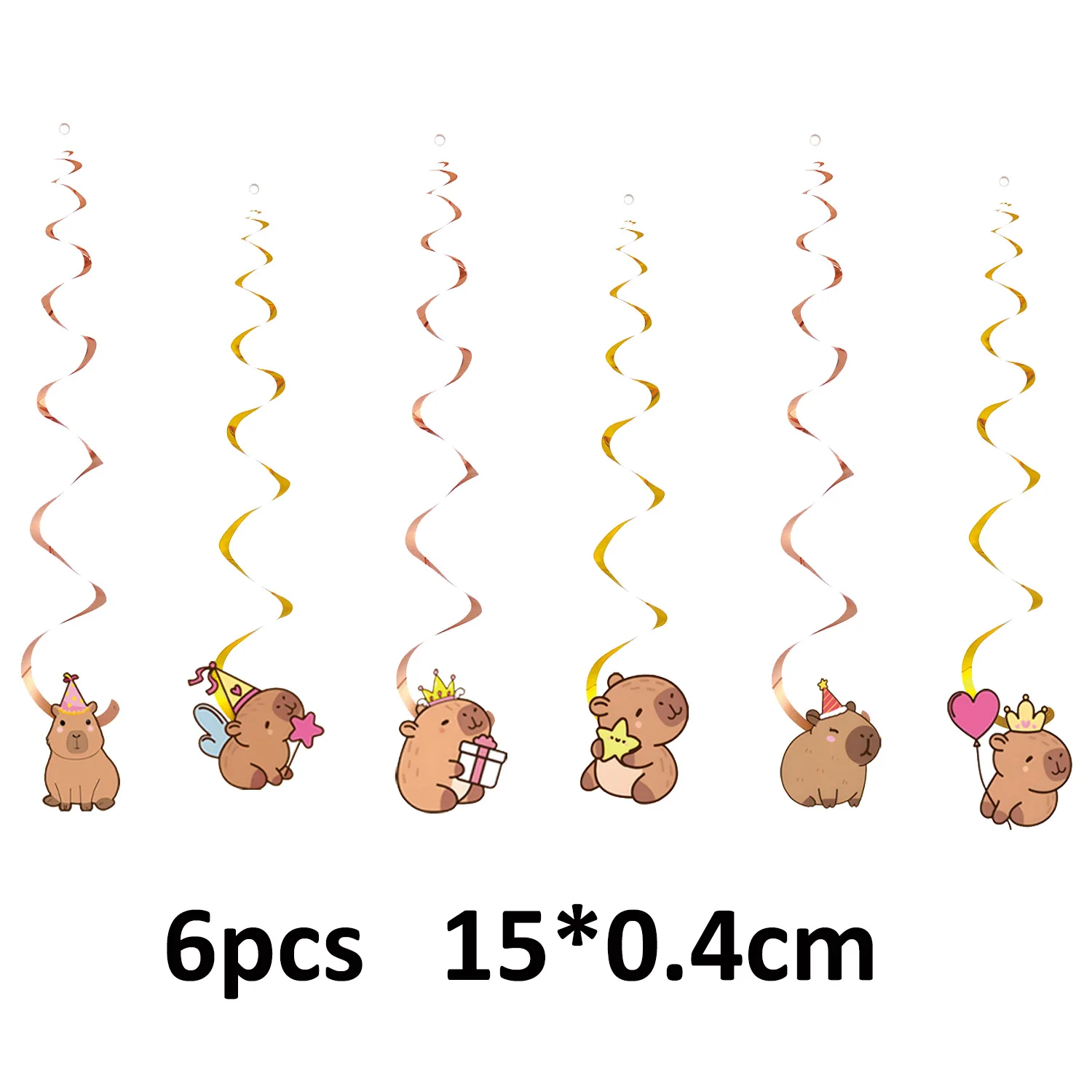 Capybara Geburtstagsdekoration Tischware Tischdecke Teller Servietten Einladungskarten Ballons Poster Baby-Shower Geburtstagsparty Zubehör – Detail 3