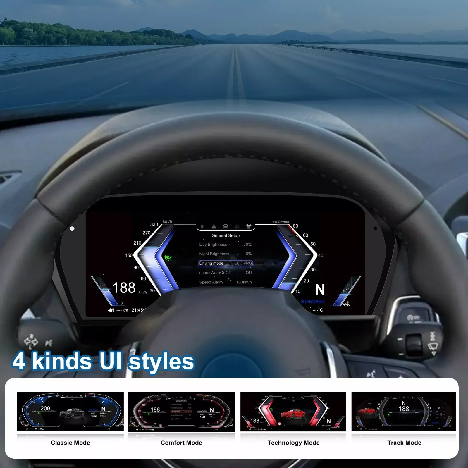 10-calowy cyfrowy zestaw wskaźników do BMW serii 1/2 F20 F52 F22 F45 X1 F48 F49 F39 Samochodowy zestaw wskaźników LCD