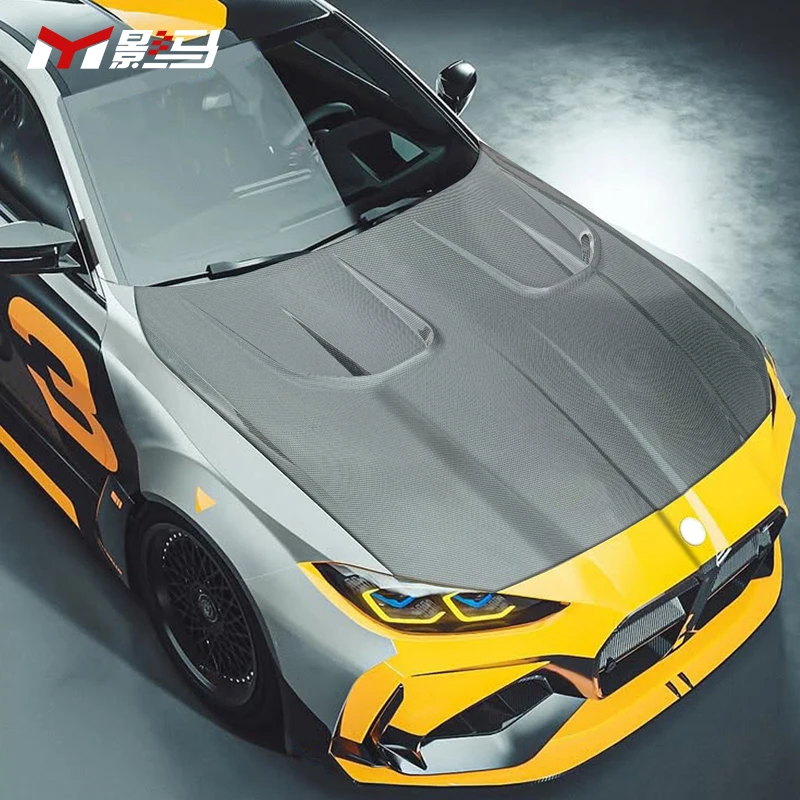 

High Quality Car Carbon Fiber Enging Hood for M3 G80 M4 G82 Double Sided Carbon Front Engine Bonnet Hood